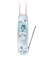 Пирометр Testo 104-IR - складной водонепроницаемый пищевой пирометр / инфракрасный термометр