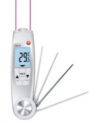 Пирометр Testo 104-IR - складной водонепроницаемый пищевой пирометр / инфракрасный термометр