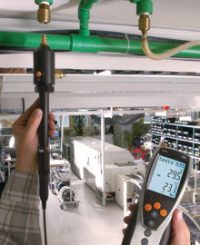 Гигрометр Testo 635-1 - Многофункциональный термогигрометр и бесконтактный влагомер для древесины