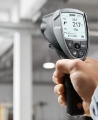 Базовый ИК-Термометр Testo 835-T1 с четырёхточечным лазерным целеуказателем (оптика 50:1)