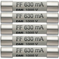 Комплект плавких предохранителей 630mA/1000V (0590 0006)