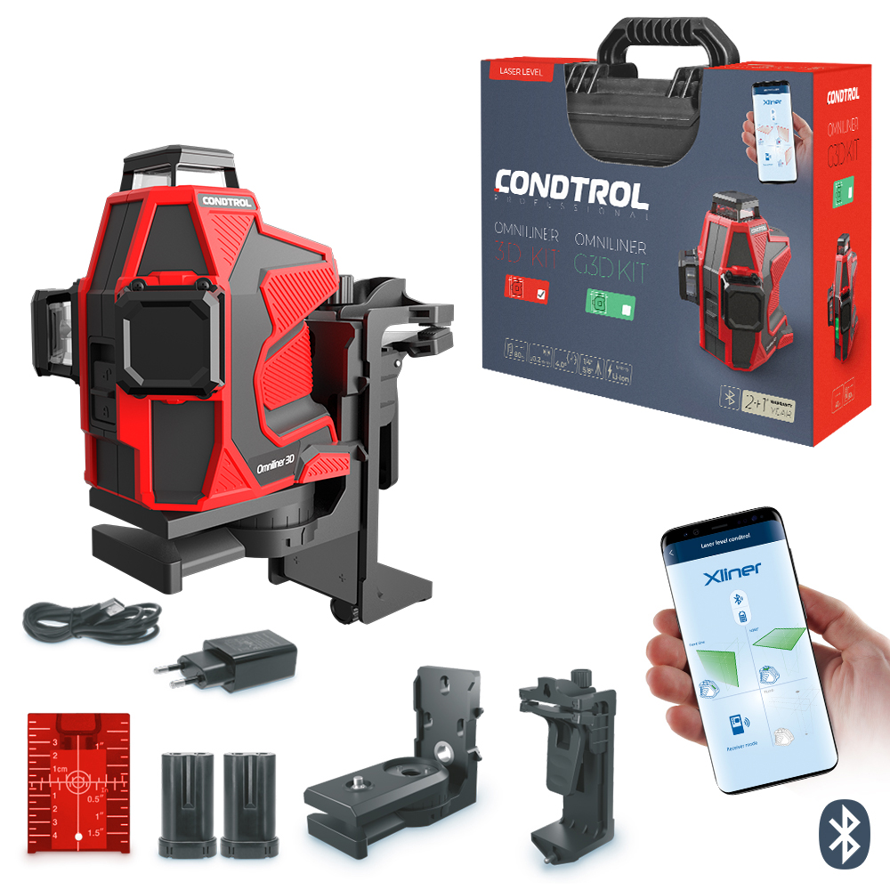 Лазерный нивелир CONDTROL Omniliner G3D Kit