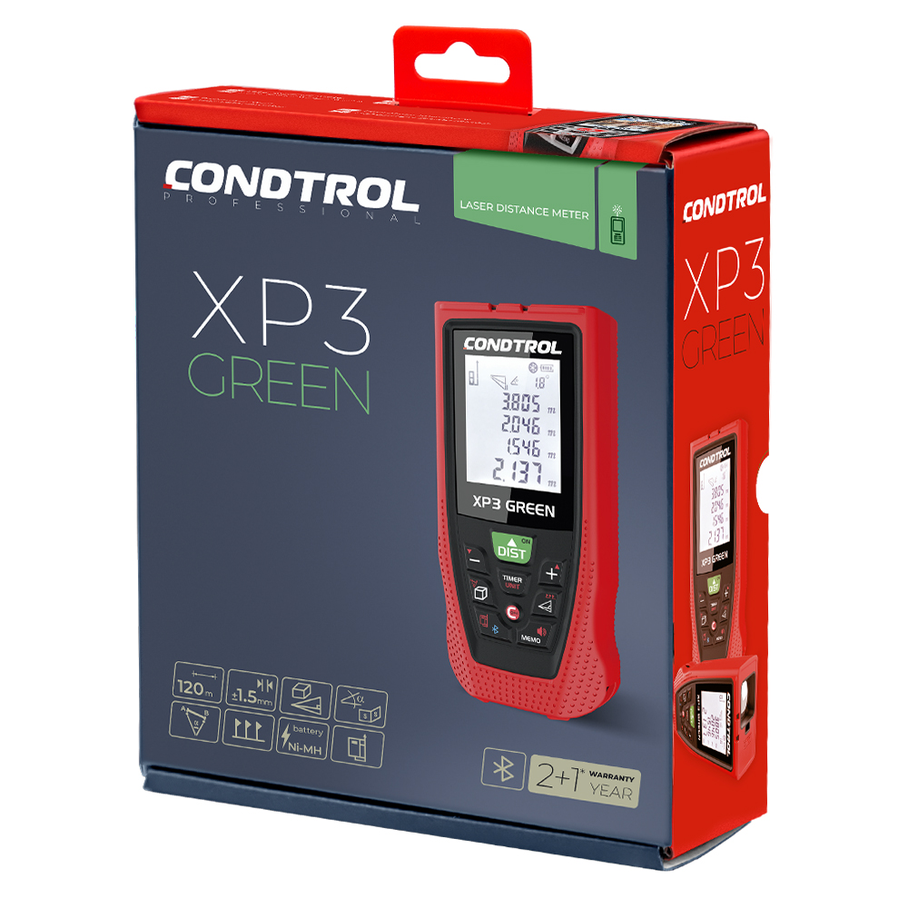 Лазерный дальномер Condtrol CONDTROL XP3 Green, 120 м
