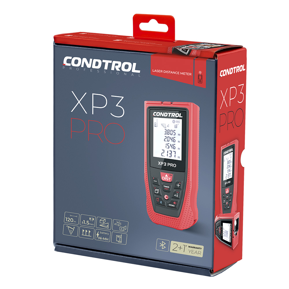 Лазерный дальномер Condtrol CONDTROL XP3 Pro, 120 м