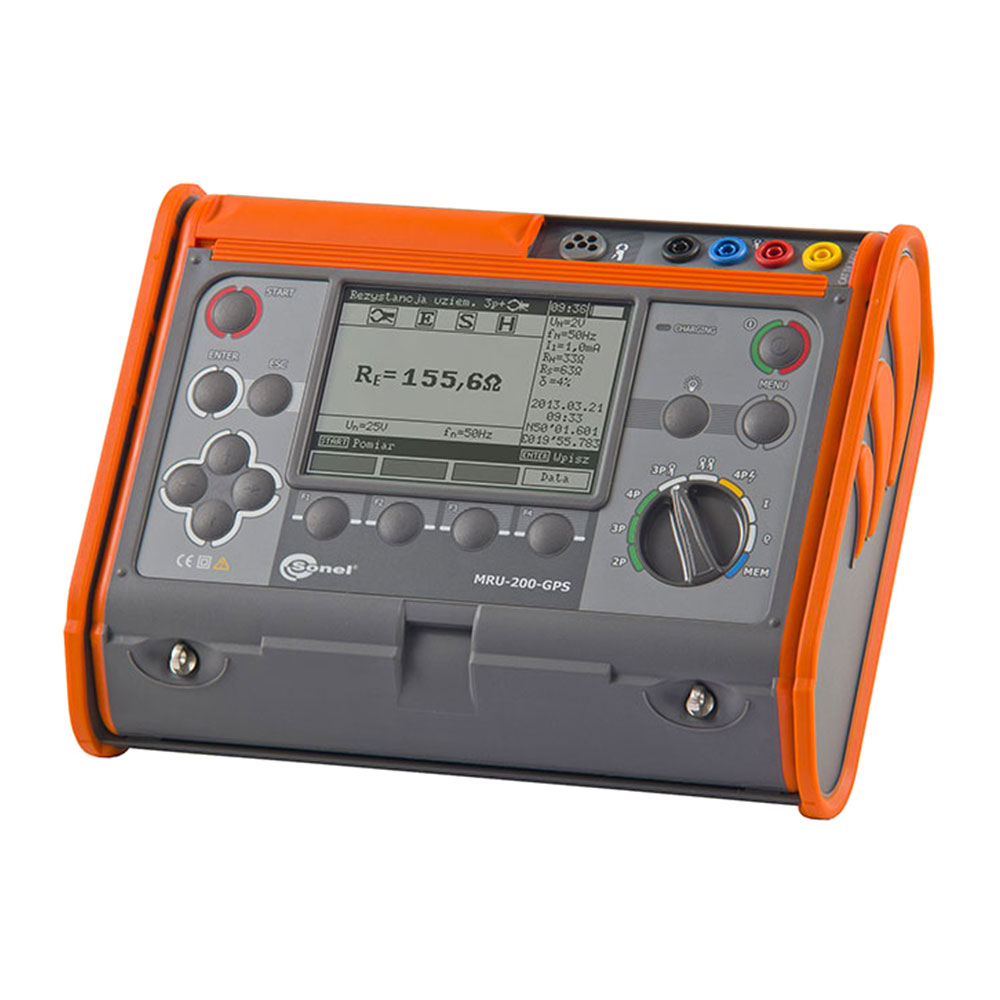 Sonel MRU-200-GPS - измеритель параметров заземляющих устройств