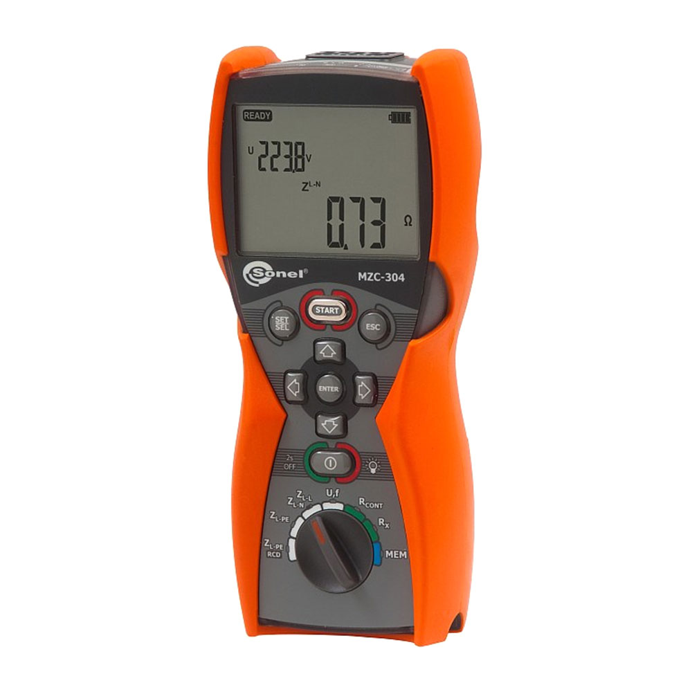 Sonel MZC-304 - измеритель параметров цепей электропитания зданий