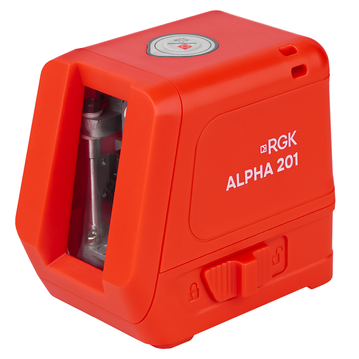 Лазерный нивелир RGK ALPHA 201 с красным лучом